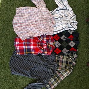 Boy's long sleeve button up Lot